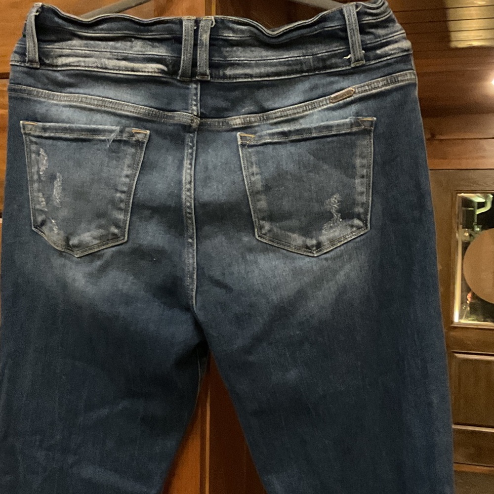 KanCan Dark Blue Flare Jeans - Picture 9 of 16